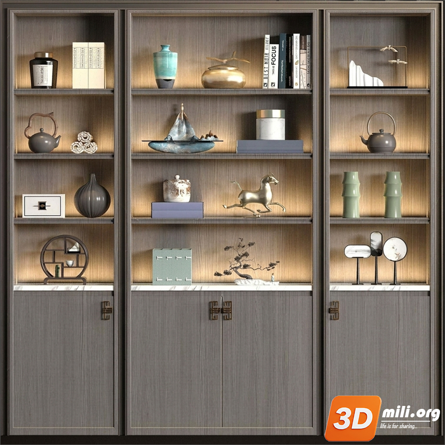 Decorative cabinet Skp Files